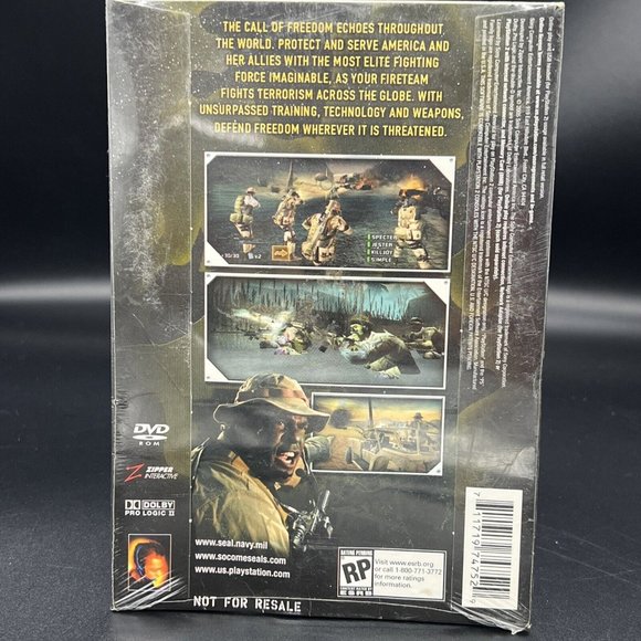 RARE PlayStation 2 SOCOM 3 U.S. Navy SEALs Demo Disc 2005 Sony PS2 SEALED - Picture 2 of 4